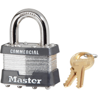 Cadenas lamin&eacute;, Argent, Cl&eacute;s identiques, Acier lamin&eacute;, Largeur de 1-3/4" Superchem Industries