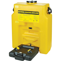Douche oculaire, Aliment&eacute; par gravit&eacute;, Capacit&eacute; 14 gal., Conformit&eacute; ANSI Z358.1 Superchem Industries