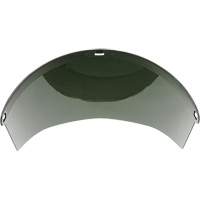 &eacute;cran facial moul&eacute;, Polycarbonate, Teinte Vert Superchem Industries