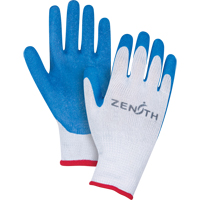Gants enduits tricot&eacute; sans couture en caoutchouc naturel, 9/Grand, R&ecirc;vetement Latex de caoutchouc, Calibre 10, Enveloppe en Polyester/Coton Superchem Industries