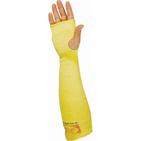 Sleeves, Kevlar&reg;, 18", ANSI/ISEA 105 Level 3, Yellow Superchem Industries