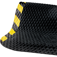 Tapis Hog Heaven no 423, Losange, 3-3/4' x 5-3/4' x 5/8", Noir/Jaune, Nitrile Superchem Industries