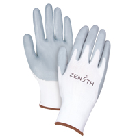 Gants l&eacute;gers enduits et respirants, 9/Grand, R&ecirc;vetement Mousse de nitrile, Calibre 13, Enveloppe en Polyester Superchem Industries