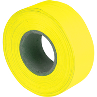 Flagging Tape, 1.2" W x 150' L, Fluorescent Yellow Superchem Industries