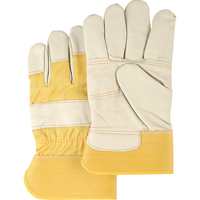 Gants en cuir de mobilier, Grand, Paume en Cuir fleur de vache, Doublure en Coton Superchem Industries