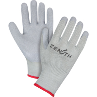 Gants enduits &agrave; doublure confortable en caoutchouc naturel, 8/Moyen, R&ecirc;vetement Latex de caoutchouc, Calibre 10, Enveloppe en Polyester/Coton Superchem Industries