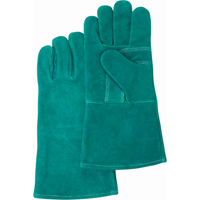 Premium Welder's Gloves, Split Cowhide, Size Large Superchem Industries
