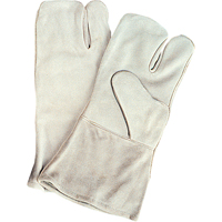 Standard-Duty Welder's Gloves, Split Cowhide, Size Large Superchem Industries