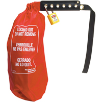 Sac de cadenassage &eacute;lectrique pour prise surdimensionn&eacute;e & contr&ocirc;le de palan, Type Prise Superchem Industries