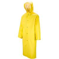 Tornado Long Coat, PVC, 5X-Large, Yellow Superchem Industries