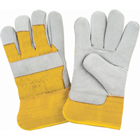 Gants d'ajusteur doubl&eacute;s pour l'hiver de premi&egrave;re qualit&eacute;, Moyen, Paume en Cuir de vache refendu, Doublure en Molleton de mousse Superchem Industries