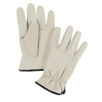 Gants de conducteur doubl&eacute;s pour l'hiver d'usage standard, 2T-Grand, Paume en Cuir fleur de vache, Molleton Superchem Industries