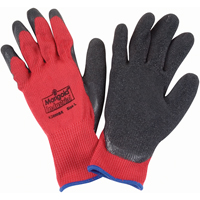 Coated Gloves, 9/Large, Rubber Latex Coating, 10 Gauge, Polyester/Cotton Shell Superchem Industries