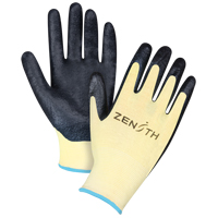 Gants r&eacute;sistants &agrave; la coupe avec prise sup&eacute;rieure, Taille T-Grand/10, Calibre 13, Rev&ecirc;tement Mousse de nitrile, Enveloppe en Aramide, ANSI/ISEA 105 niveau 3/EN 388 niveau 5 Superchem Industries