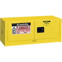 Armoire de s&eacute;curit&eacute; pour produits inflammables EX Piggyback Sure-Grip , 12 gal., 2 Porte(s), 43" La x 18" h x 18" p Superchem Industries