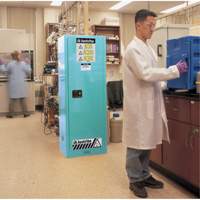 Armoires de s&eacute;curit&eacute; Sure-Grip Ex pour acides/produits corrosifs, 22 gal., 23,25" x 65" x 18" Superchem Industries