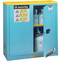 Armoires de s&eacute;curit&eacute; Sure-Grip Ex pour acides/produits corrosifs, 30 gal., 43" x 44" x 18" Superchem Industries