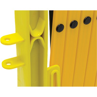 Xpandit Barricade, 36" H x 11.5' L, Black/Yellow Superchem Industries