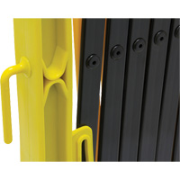 Xpandit Barricade, 36" H x 11.5' L, Black/Yellow Superchem Industries