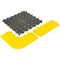 Tapis Ergodeck tout usage No 564 & No 566, PVC, 1-1/2' la c, 1-1/2' lo, 7/8" &eacute;paisseur, Charbon Superchem Industries