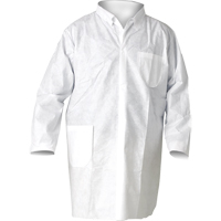 KleenGuard A20 Lab Coats, SMS, White, Medium Superchem Industries