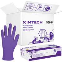 Kimtech Examination Gloves, X-Large, Nitrile, 6-mil, Powder-Free, Purple, Class 2 Superchem Industries