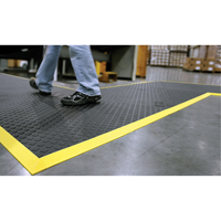 Tapis Rejuvenator Connect No 502, Polyur&eacute;thane, 3' la c, 3' lo, 5/8" &eacute;paisseur, Noir Superchem Industries
