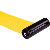 Poteau r&eacute;cepteur pour barri&egrave;res sur pieds pour le contr&ocirc;le des foules, Hauteur de 35", Jaune Superchem Industries