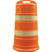 Barils pour canalisation du trafic Trailboss, Hauteur 41,27'', Orange Superchem Industries