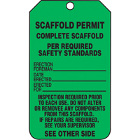 &eacute;tiquettes de s&eacute;curit&eacute; d'inspection et de contr&ocirc;le de l'&eacute;tat de l'&eacute;quipement, Papier cartonn&eacute;, 3-1/8" la x 5-7/8" h, Anglais Superchem Industries