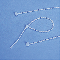 Options de finition pour &eacute;tiquettes - attaches en billes de nylon Superchem Industries