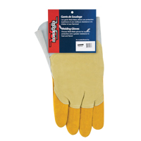Pipeliner Welding Gloves, Split Cowhide, Size Large Superchem Industries