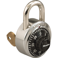 Padlock, Combination, Hardened Steel, 1-7/8" Width Superchem Industries