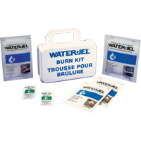 Trousses d'urgence pour brûlures Water Jel, Boîte en plastique de 10 unit&eacute;s, Classe 2 Superchem Industries