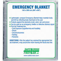 Rescue Foil Blankets, Aluminized Polyester Superchem Industries