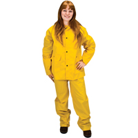 V&ecirc;tements imperm&eacute;ables RZ100, Polyester/PVC, Grand, Jaune Superchem Industries