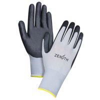 Gants l&eacute;gers enduits et respirants, 11/2T-Grand, R&ecirc;vetement Mousse de nitrile, Calibre 13, Enveloppe en Polyester Superchem Industries