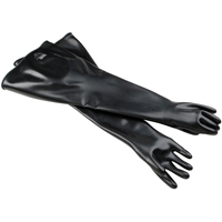 Ambidextrous Glove, Size X-Large/10, 32" L, Butyl Rubber, 30-mil Superchem Industries