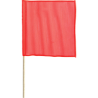 Traffic Safety Flags, Mesh, With Handle Superchem Industries