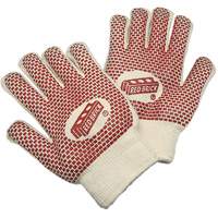 Red Brick&reg; Reversible Terrycloth Gloves, Cotton, Double Sided, 10 Gauge, Large Superchem Industries