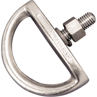 Boulon d'ancrage permanents en D de Miller, Boulonn&eacute;/Anneau en D, Usage Permanent Superchem Industries