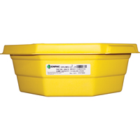 Drums-Up Jr. Trays, 22.75" L x 22.75" W x 7.5" H, 7.5 US gal. Spill Capacity Superchem Industries