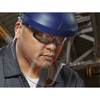 Harnais de t&ecirc;te avec visi&egrave;re, Polycarbonate, Suspension Rochet Superchem Industries