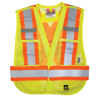 Veste d&eacute;tachable Open Road, Jaune lime haute visibilit&eacute;, Polyester Superchem Industries