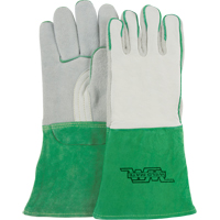 Heavy-Duty Welding Gloves, Split Cowhide, Size Medium Superchem Industries