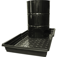 Drum Decks, 30.5" L x 57" W x 6" H, 33 US gal. Spill Capacity Superchem Industries