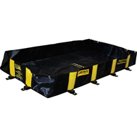 Rigid-Lock QuickBerm&reg;, 235 US gal. Capacity, 4' W x 8' L x 12" H, Stake Wall Superchem Industries