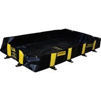 Rigid-Lock QuickBerm&reg;, 355 US gal. Capacity, 6' W x 8' L x 12" H, Stake Wall Superchem Industries