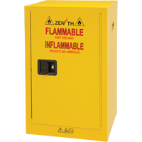 Armoire pour produits inflammables, 12 gal., 1 Porte(s), 23" La x 35" h x 18" p Superchem Industries
