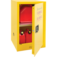 Armoire pour produits inflammables, 12 gal., 1 Porte(s), 23" La x 35" h x 18" p Superchem Industries